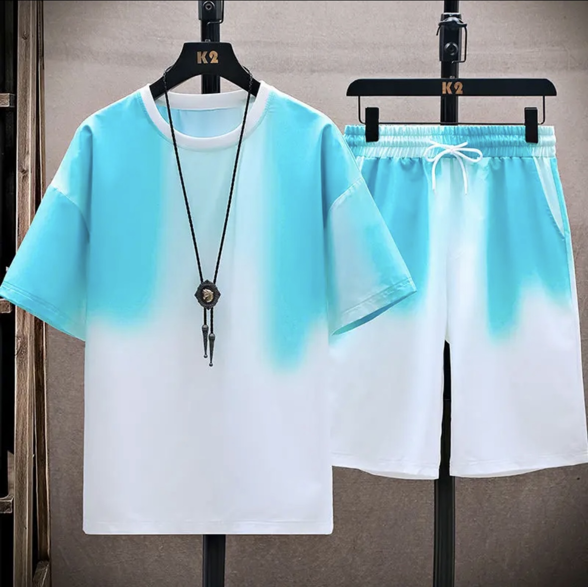 T-Shirts - Nuovo set estivo in seta ghiaccio