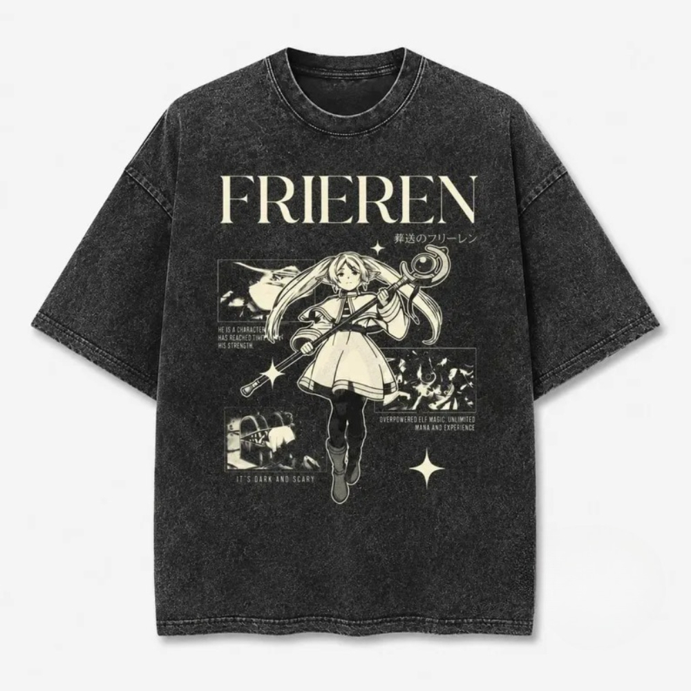 Maglietta Oversize Vintage Fri - Acid Wash Vintage Graphic T Shirt recensione e prezzo