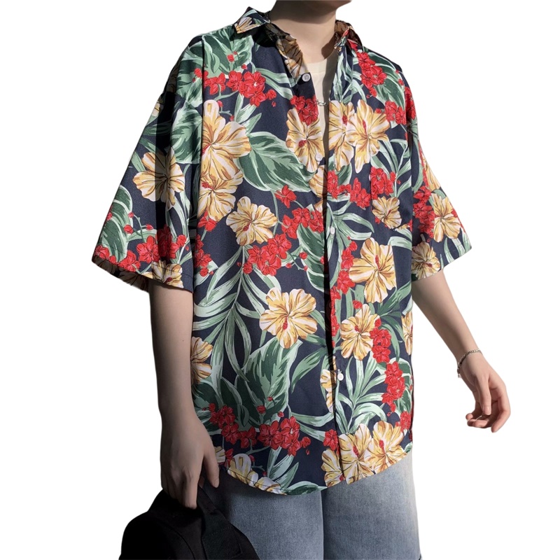 Casual hawaiano retrò stampa f - Vintage Hawaiian Floral Shirt recensione e prezzo